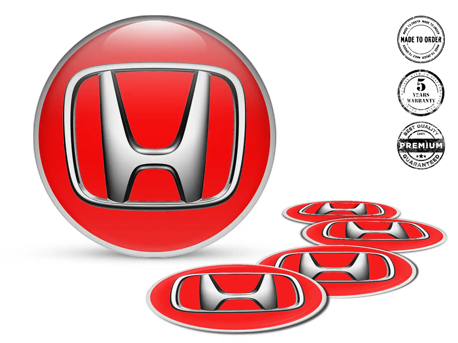 Honda Ruota Adesivi Edizione Stile Silicone Lusso